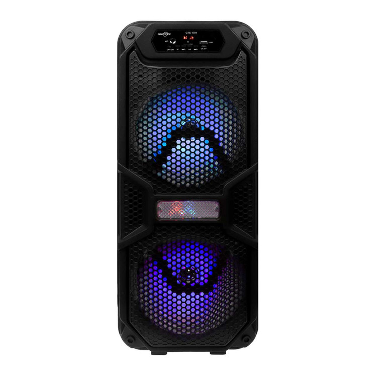 اسپیکر بلوتوثی قابل حمل مدل GTS-1701 دوبل باند 8 اینچ