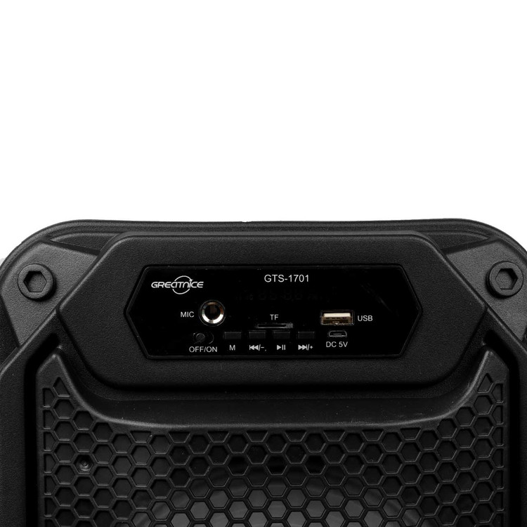 اسپیکر بلوتوثی قابل حمل مدل GTS-1701 دوبل باند 8 اینچ