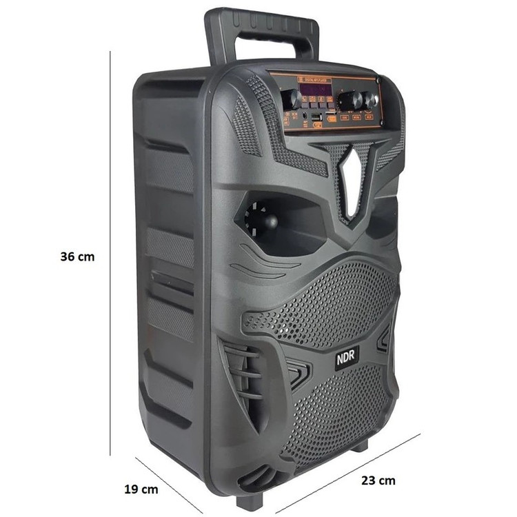 اسپیکر بلوتوثی قابل حمل NDR مدل P-55 سایز 8 اینچ