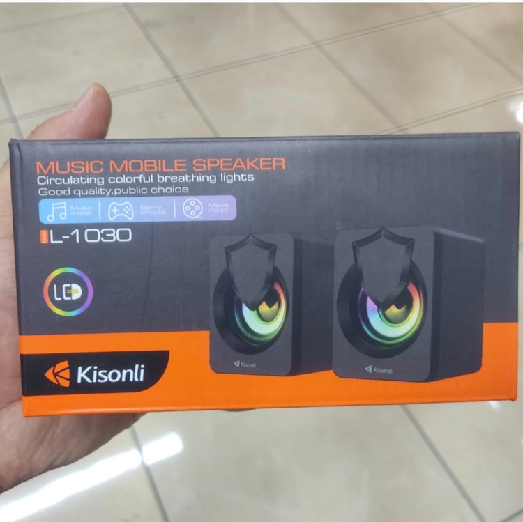 اسپیکر دسکتاپ دو تیکه کیسونلی مدل kisonli L-1030