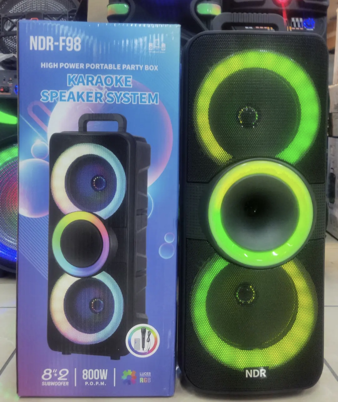 اسپیکر بلوتوثی قابل حمل مدل NDR-F98