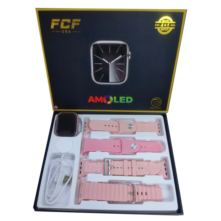 ساعت هوشمند FCF HK26 سری 9 مجهز به سنسور اثر انگشت