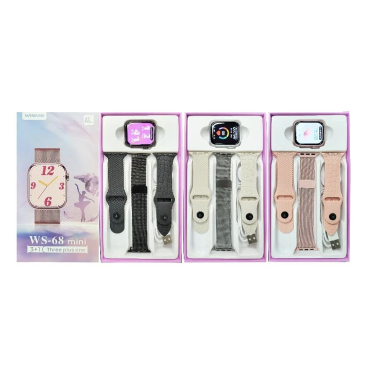 ساعت هوشمند طرح اپل واچ wisme مدل ws-68 mini