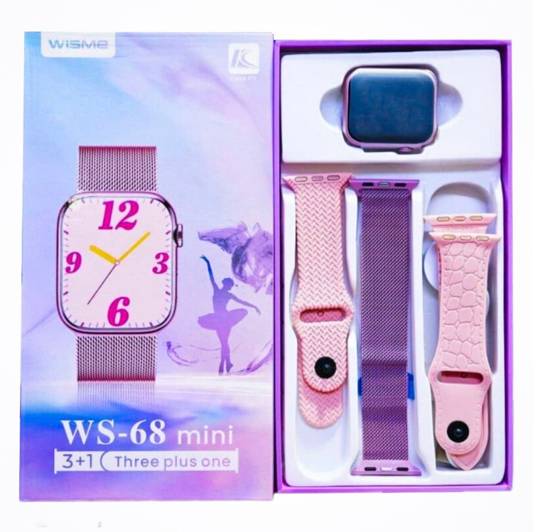 ساعت هوشمند طرح اپل واچ wisme مدل ws-68 mini