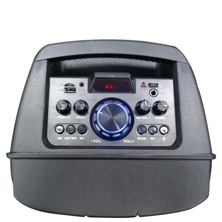 پنل کاربری اسپیکر بلوتوث zqs8210 میکروفون بیسیم
