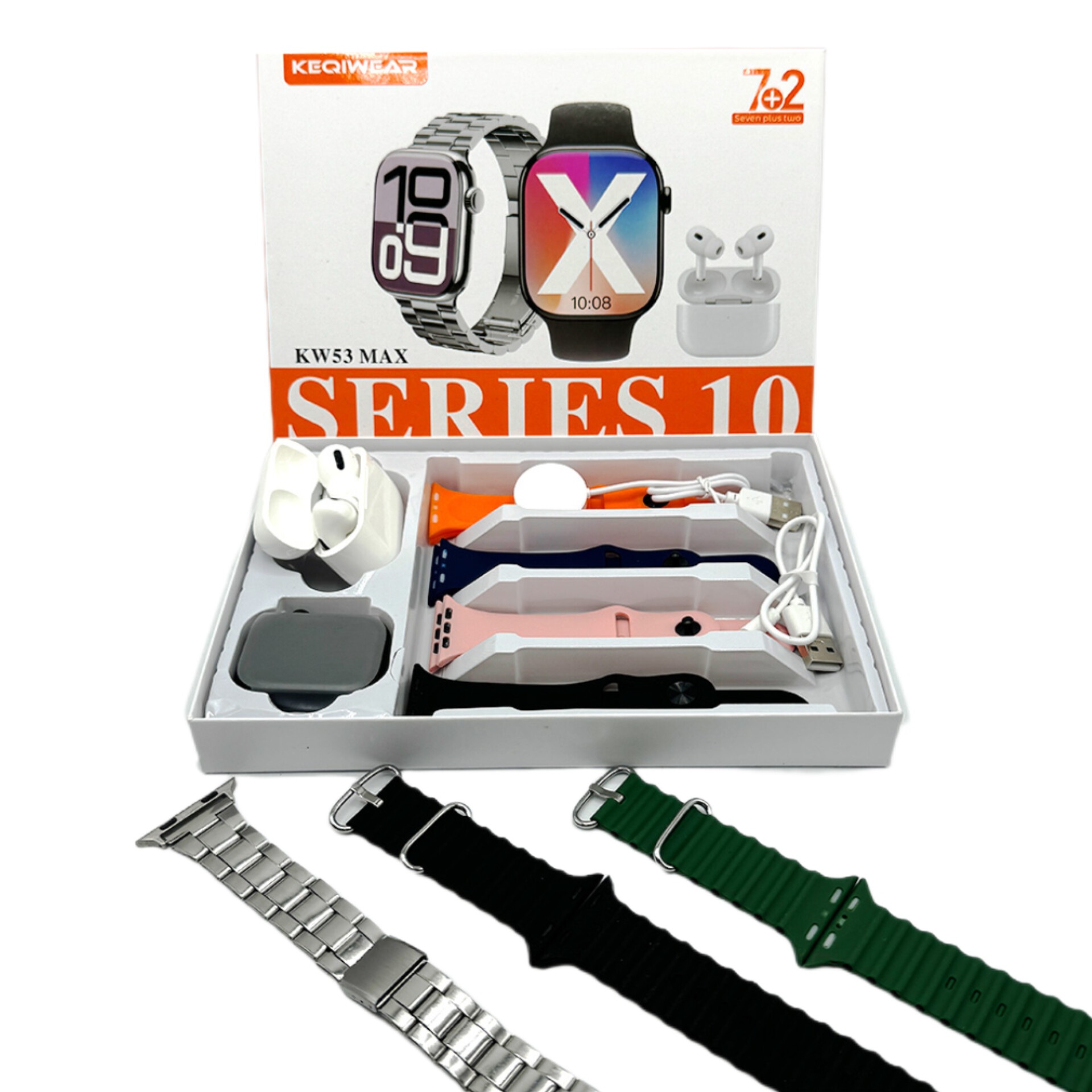 اسمارت واچ طرح اپل سری ۱۰ با ایرپاد پرو KEQIWEAR