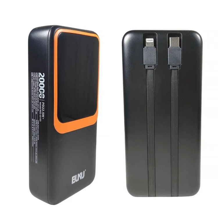 پاوربانک نمایشگردار بوکو مدل BUKU MG-G143 ظرفیت 20000 میلی آمپرساعت
