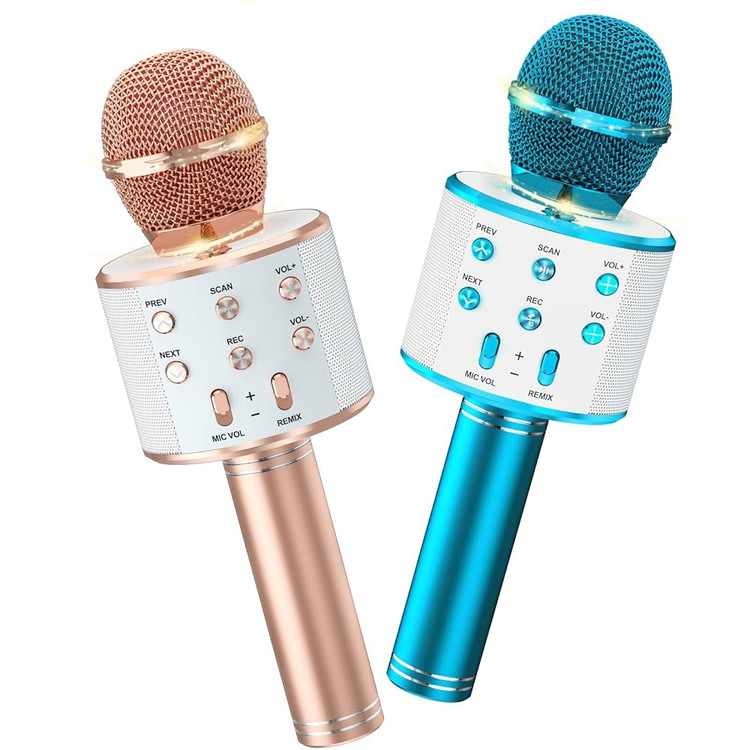 میکروفون اسپیکر بلوتوثی godfrey مدل ws-858 چند رنگ
