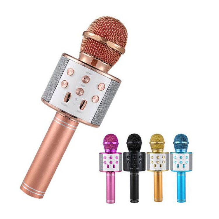 میکروفون اسپیکر بلوتوثی godfrey مدل ws-858 چند رنگ