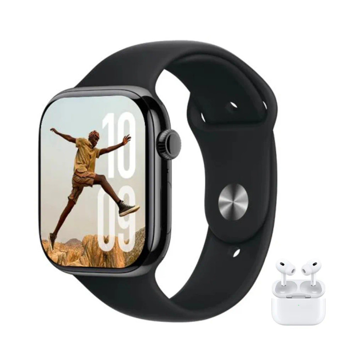 مشخصات ساعت طرح اپل واچ KEQIWEAR سایز 46 میلیمتر