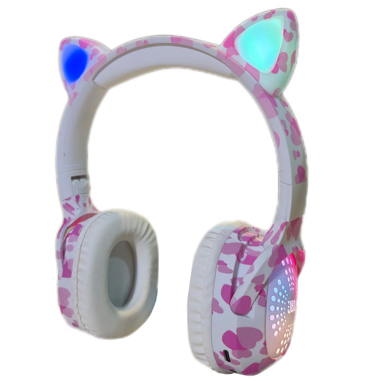هدفون بلوتوثی گربه ای جی بی ال مدل JBL ZB660 با رقص نور RGB