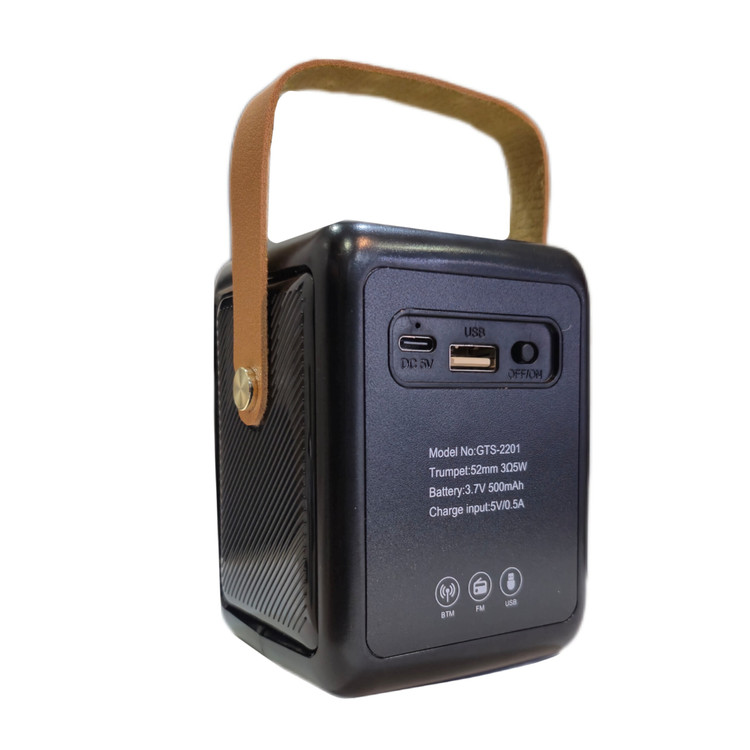 اسپیکر بلوتوثی قابل حمل جی تی اس مدل GTS-2201