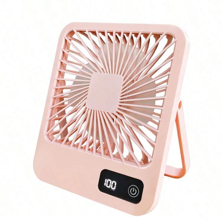 پنکه رومیزی شارژی مدل X3با نمایشگر دیجیتالی درصد شارژ